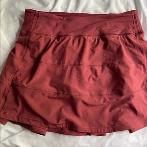 Lululemon Mulled Wine Pace Rival Skirt